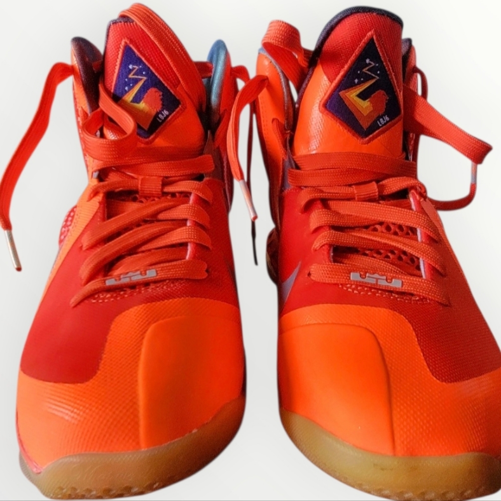 Like NEW  Multi Color Lebron 9 Gs high top's